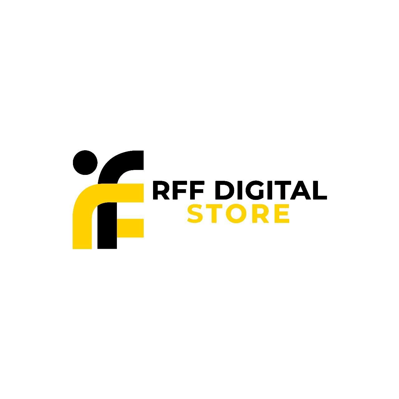 Logo RFF Digital Store Tawarkan Jasa Sewa Akun YouTube–TikTok dan Promosi Digital